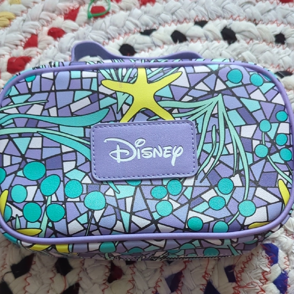 Buckle-Down Vibrant Mermaid Stained Glass Cosmetic Bag - Picture 2 of 2